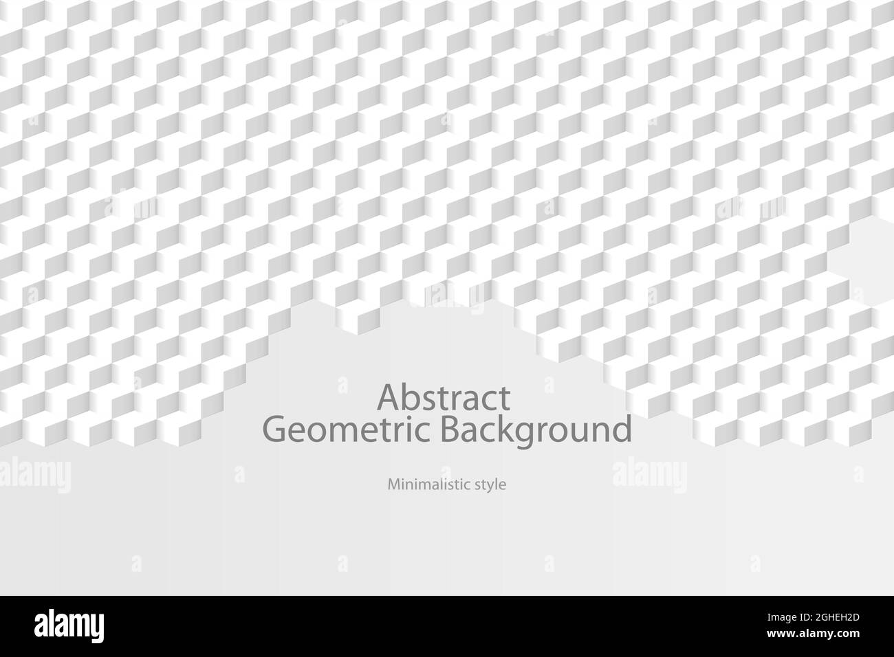 Square white abstract background. Vector background 3d paper art style ...