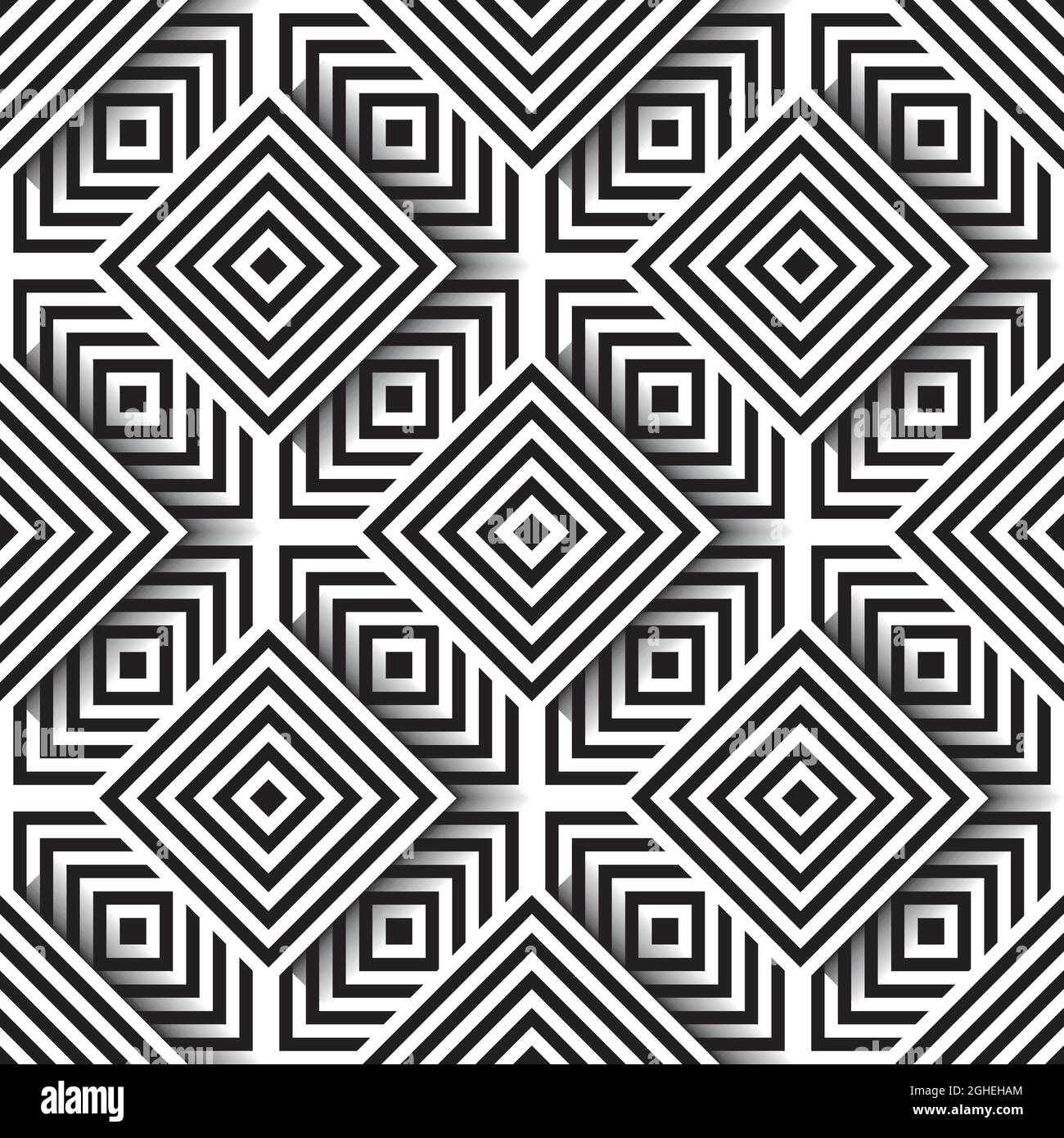 Hipster Pattern Black And White