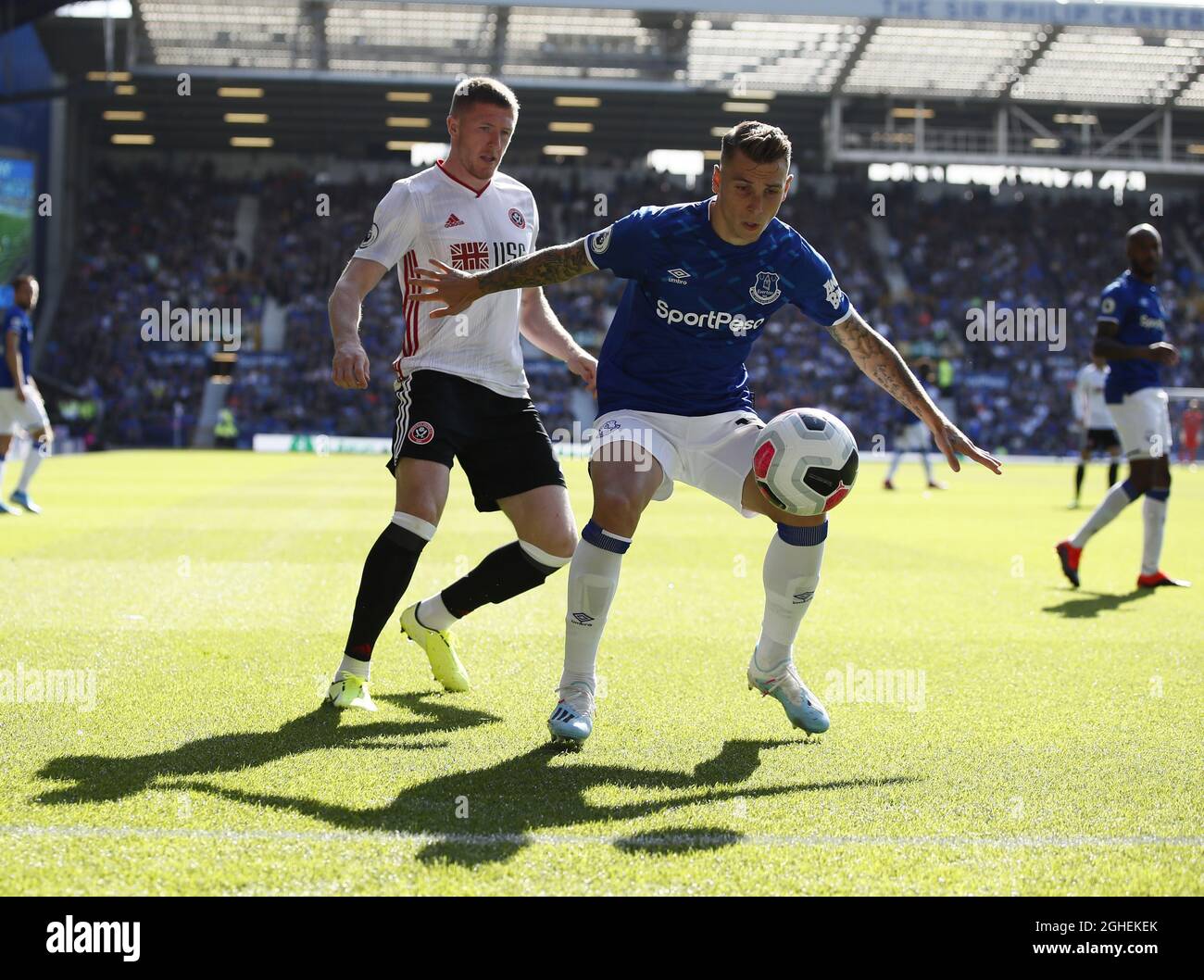 John Lundstram of Sheffield Utd during the Premier League match at ...