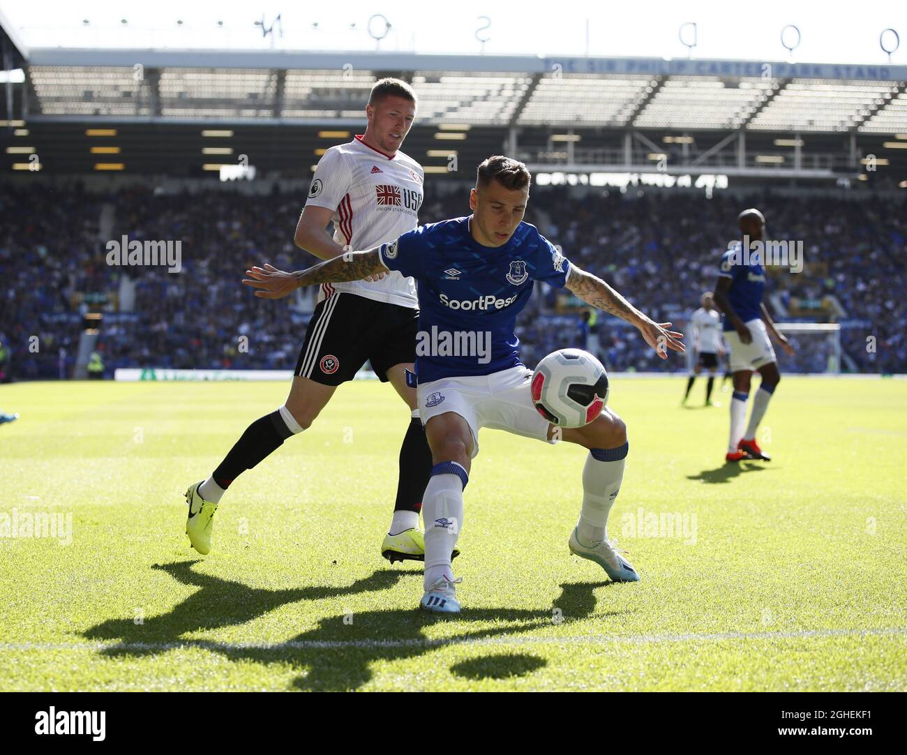 John Lundstram of Sheffield Utd during the Premier League match at ...