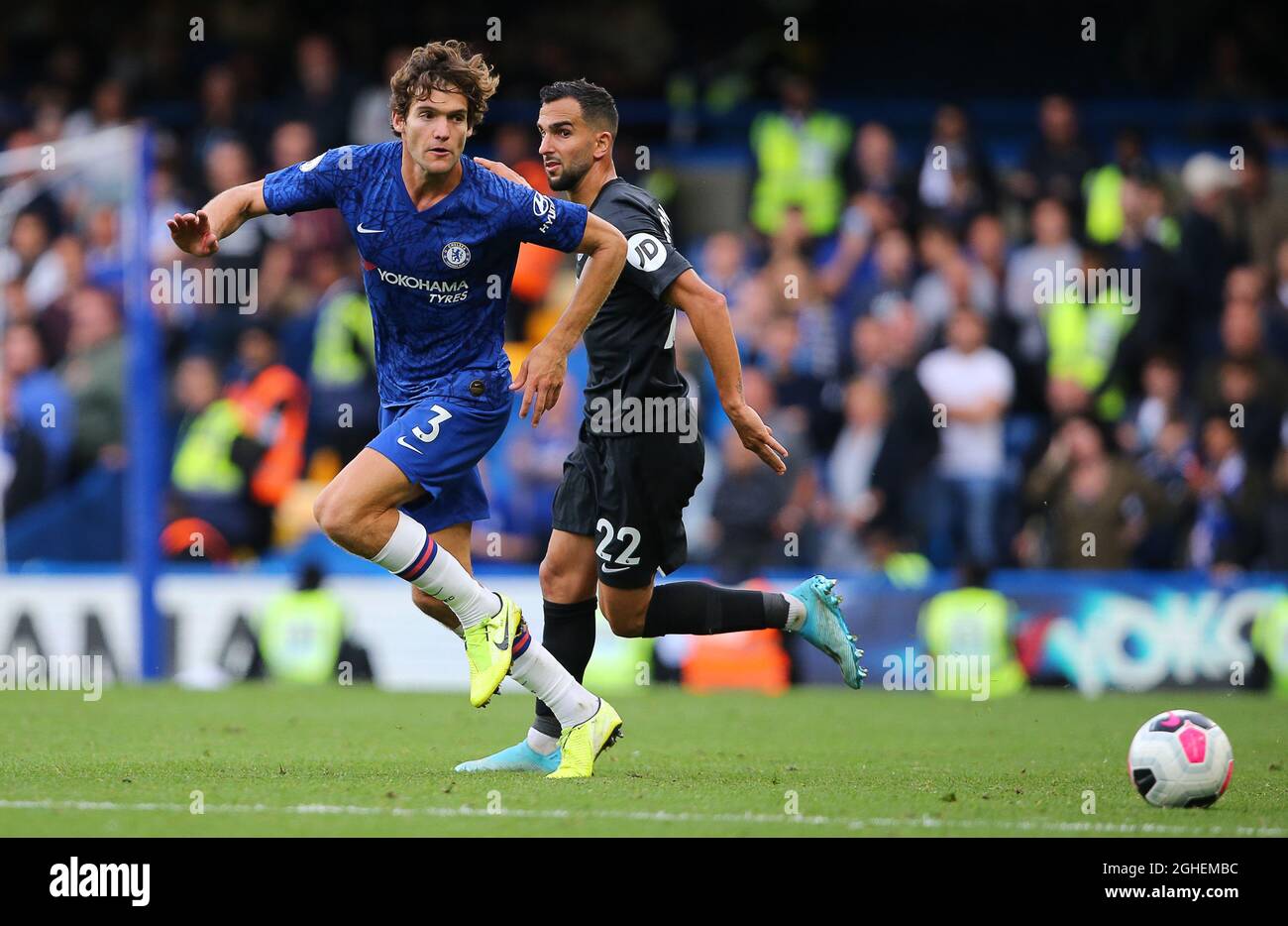 Marcos Alonso of Chelsea during the Premier League match at Stamford ...