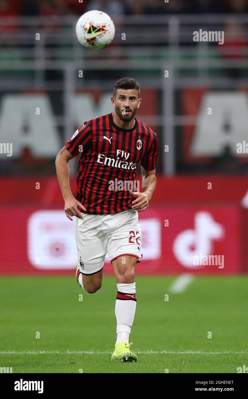 Mateo Musacchio of AC Milan during the Serie A match at Stadio Giuseppe ...
