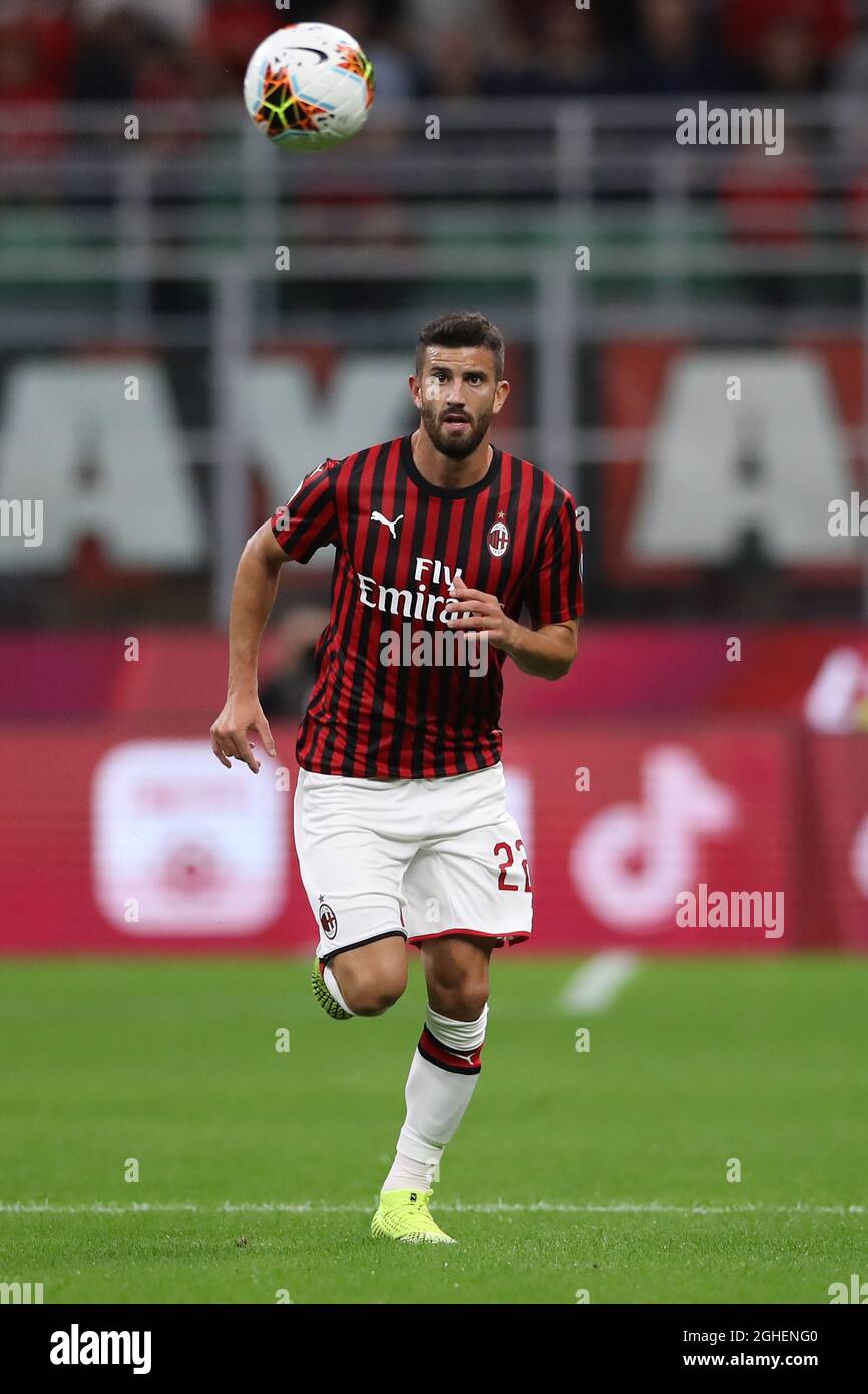 Mateo Musacchio of AC Milan during the Serie A match at Stadio Giuseppe ...