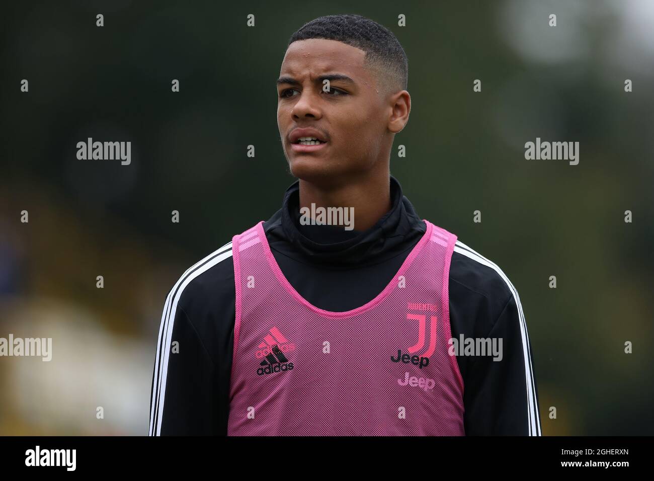 Koni De Winter of Juventus during the Campionato Primavera match at Stadio Ernesto Breda, San Giovanni. Picture date: 6th October 2019. Picture credit should read: Jonathan Moscrop/Sportimage via PA Images Stock Photo