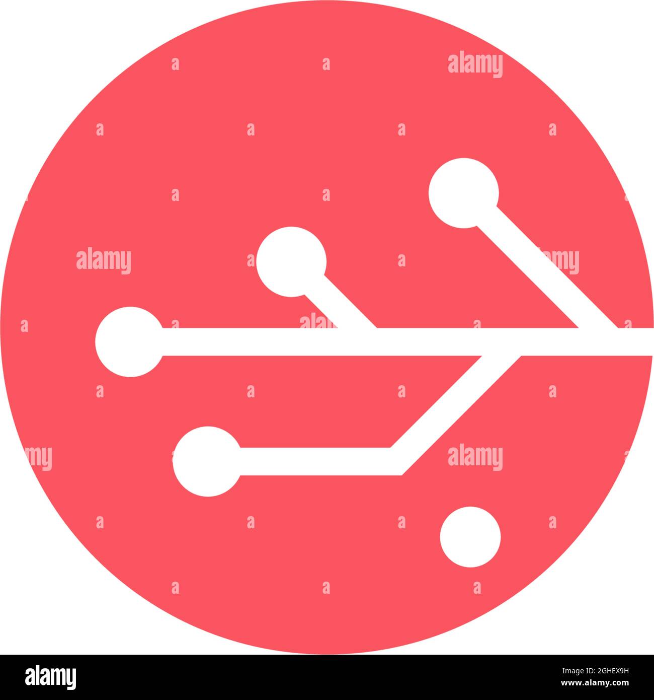 Circuit technology logo icon design vector template Stock Vector Image ...
