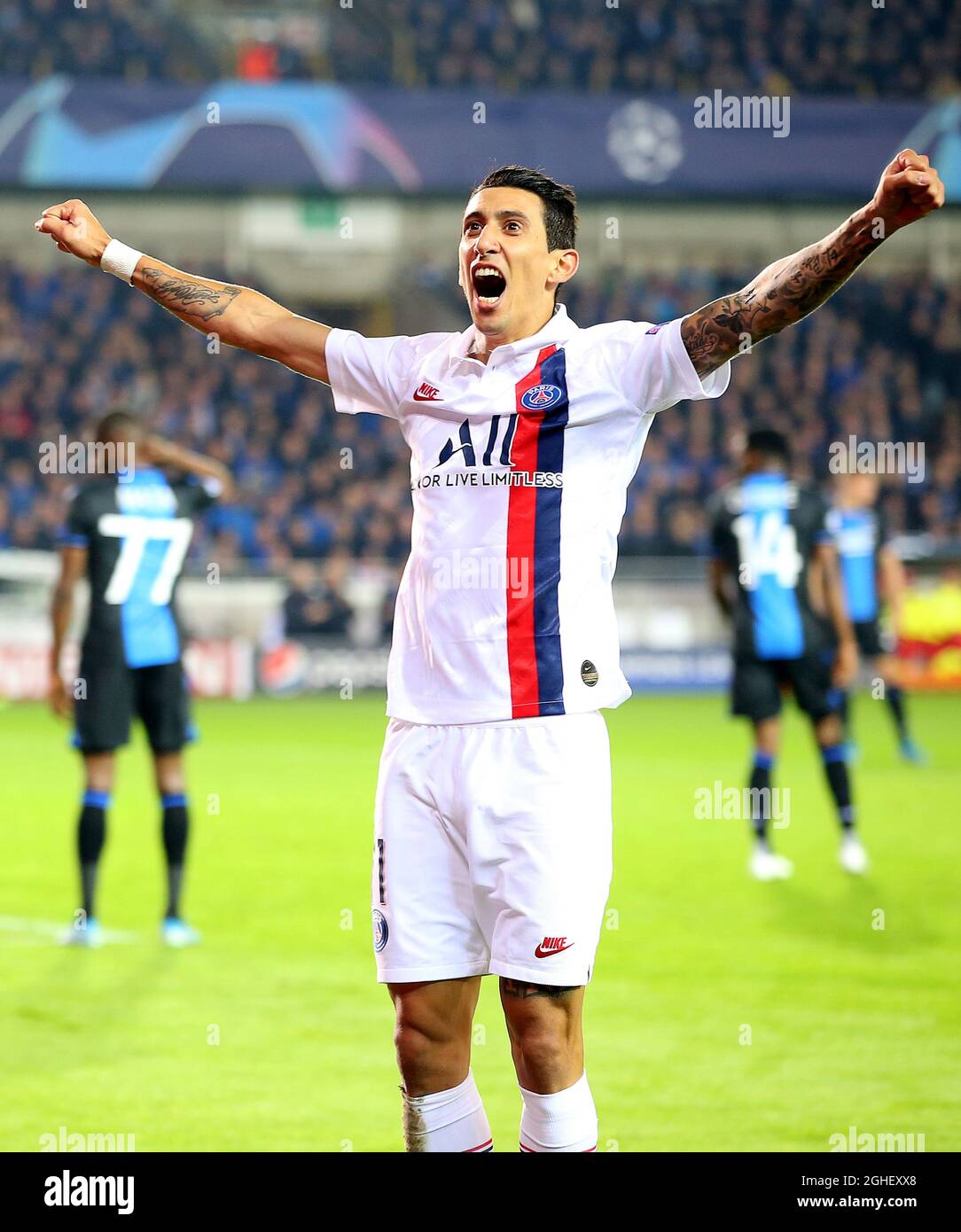 Angel Di Maria during Liga Portugal Betclic 23/24 game between SL Benfica  and FC Porto at Estadio Da Luz, Lisbon. (Maciej Rogowski Stock Photo - Alamy