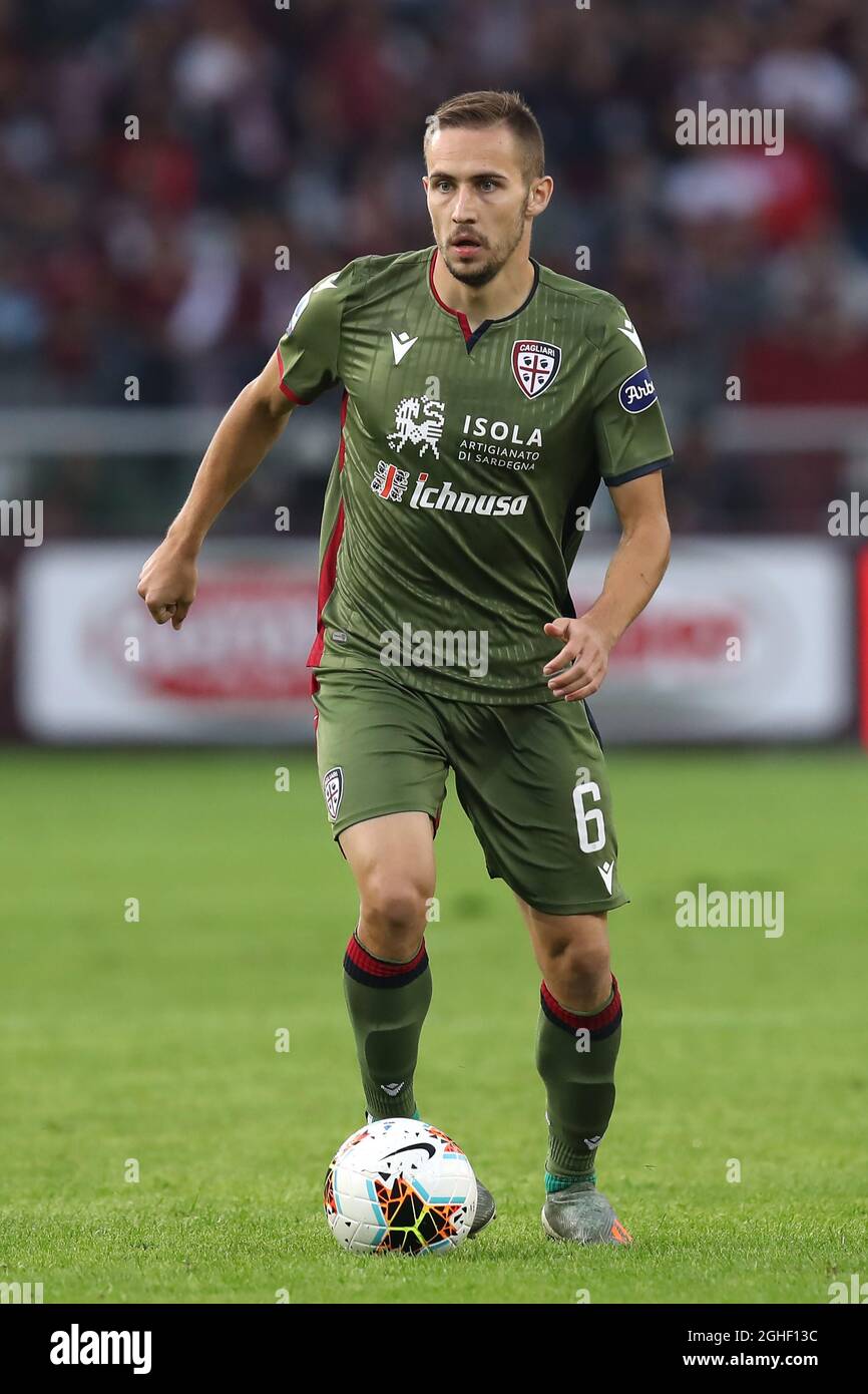 Marko Rog of Cagliari during the Serie A match at Stadio Grande Torino ...