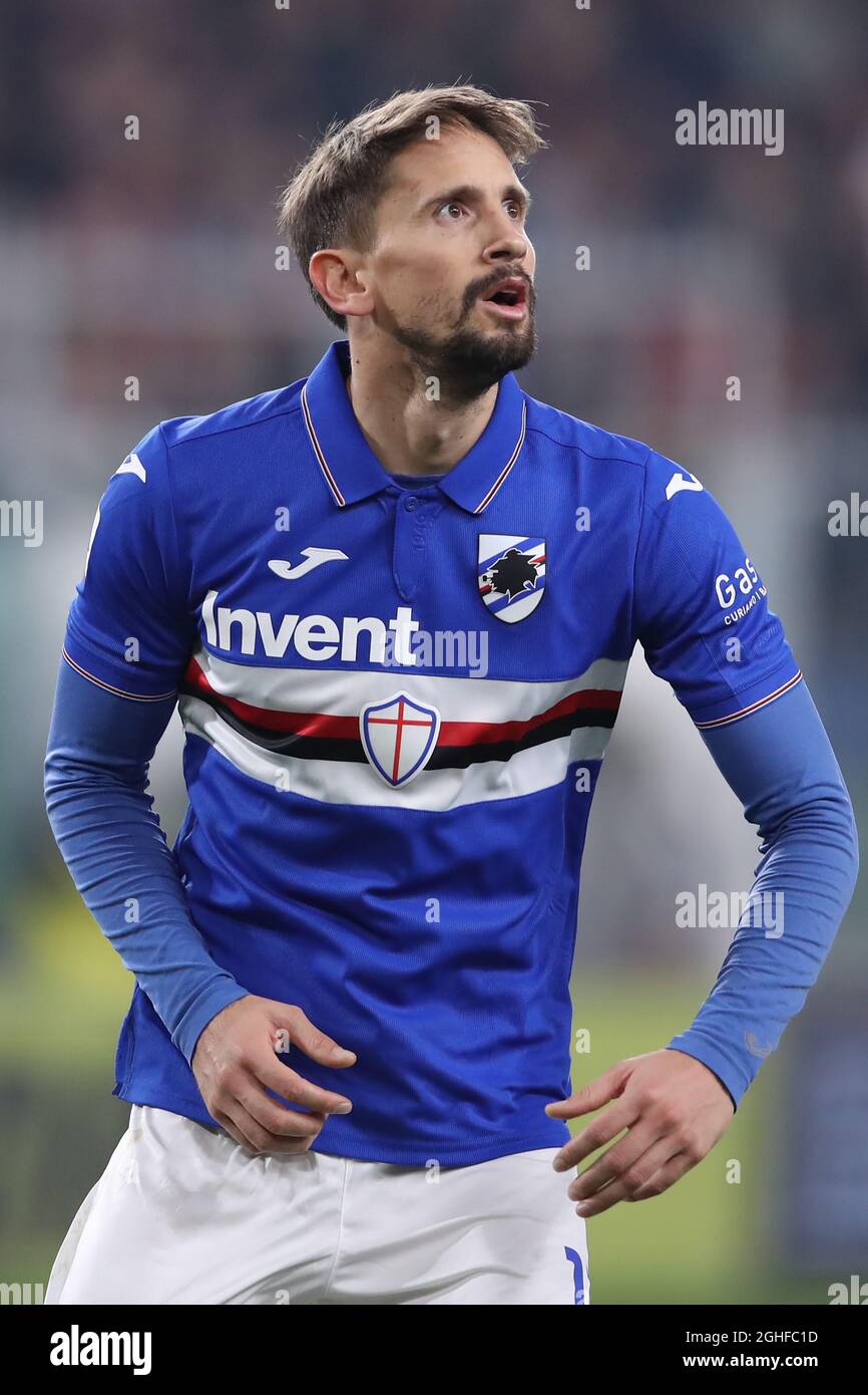 Gaston Ramirez of Sampdoria during the Serie A match at Luigi Ferraris, Genoa. Picture date: 14th December 2019. Picture credit should read: Jonathan Moscrop/Sportimage via PA Images Stock Photo