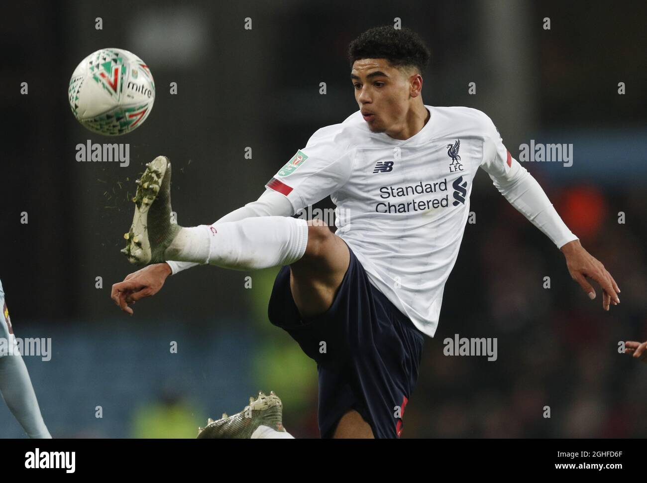 Isaac Christie-Davies of Liverpool during the Carabao Cup Quarter-Final match at Villa Park, Birmingham. Picture date: 17th December 2019. Picture credit should read: Darren Staples/Sportimage via PA Images Stock Photo