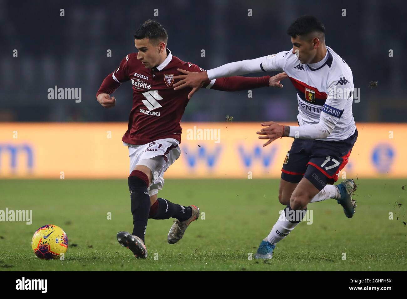 Alejandro Berenguer of Torino FC during the Serie A football Match Torino  FC vs Atalanta BC. Atalanta BC won 2-4 over Torino FC at Stadio Olimpico Gr  Stock Photo - Alamy