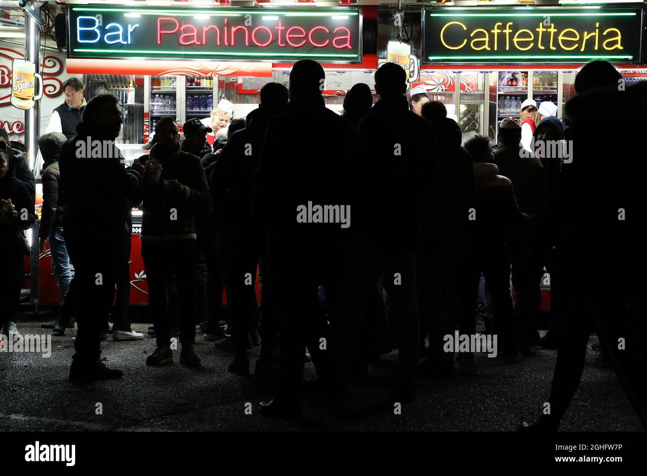 Fans queue outside ground hi-res stock photography and images - Alamy