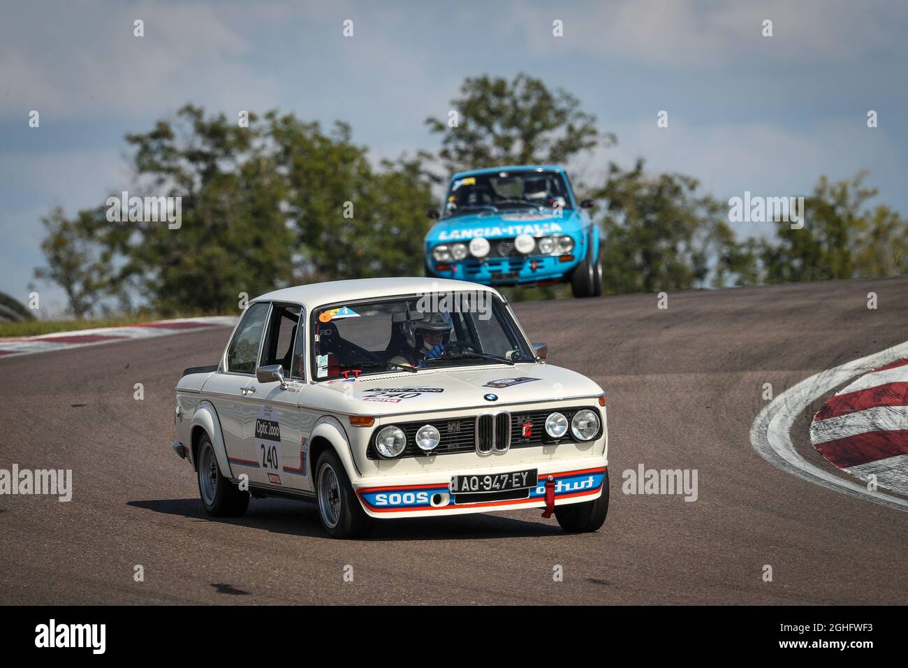 240 Pascal Silio/Alexandre Silio Fra/Fra Bmw 2002 Turbo 1974, Action during the 2021 Tour Auto on September 1st, in France. Photo Alexandre Guillaumot / DPPI Stock Photo