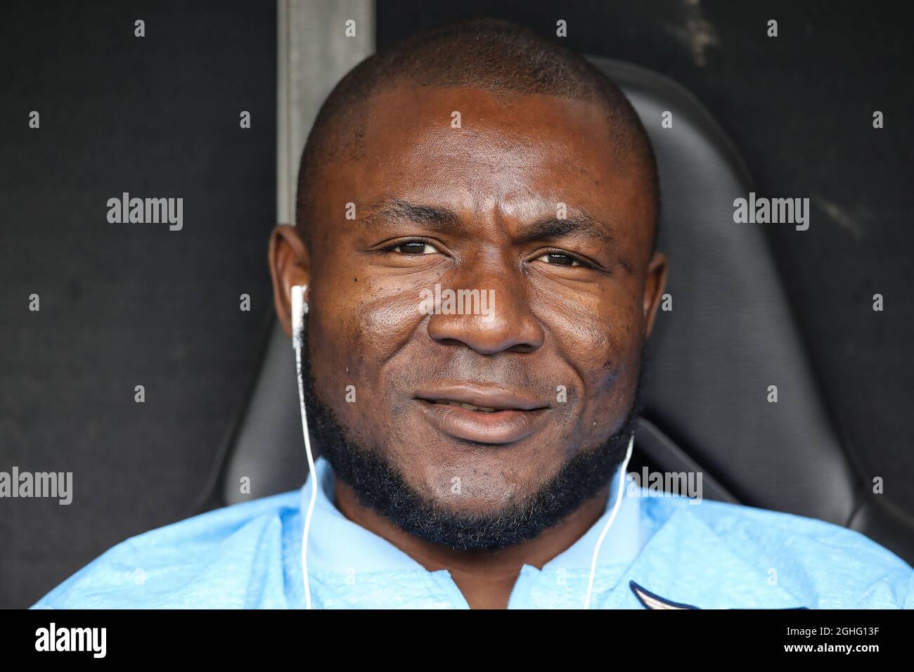 Lazio's Cameroonian midfielder Joseph Minala during the Serie A match at Luigi Ferraris, Genoa. Picture date: 23rd February 2020. Picture credit should read: Jonathan Moscrop/Sportimage via PA Images Stock Photo