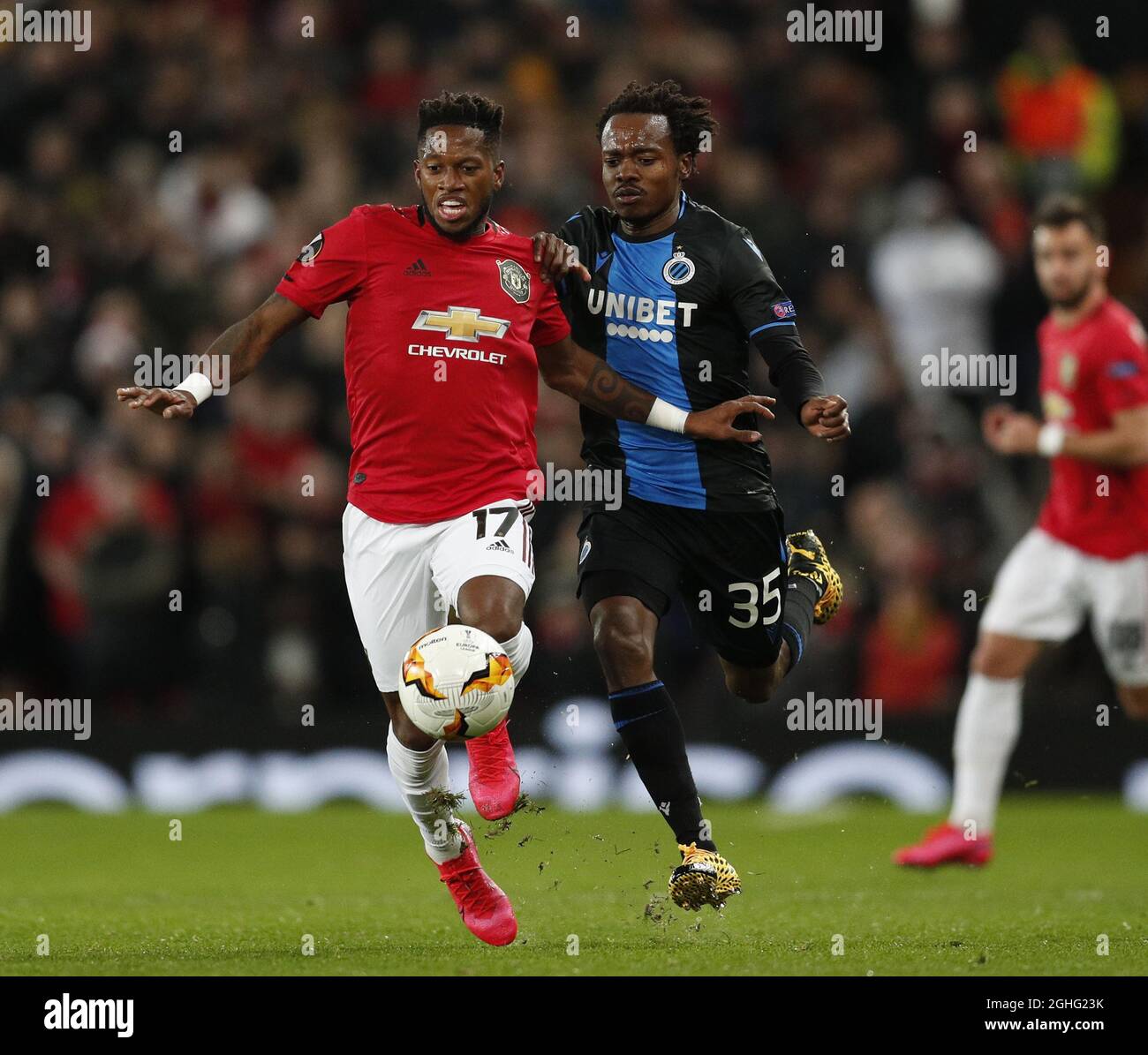 Club Brugge Fans During Europa League Editorial Stock Photo