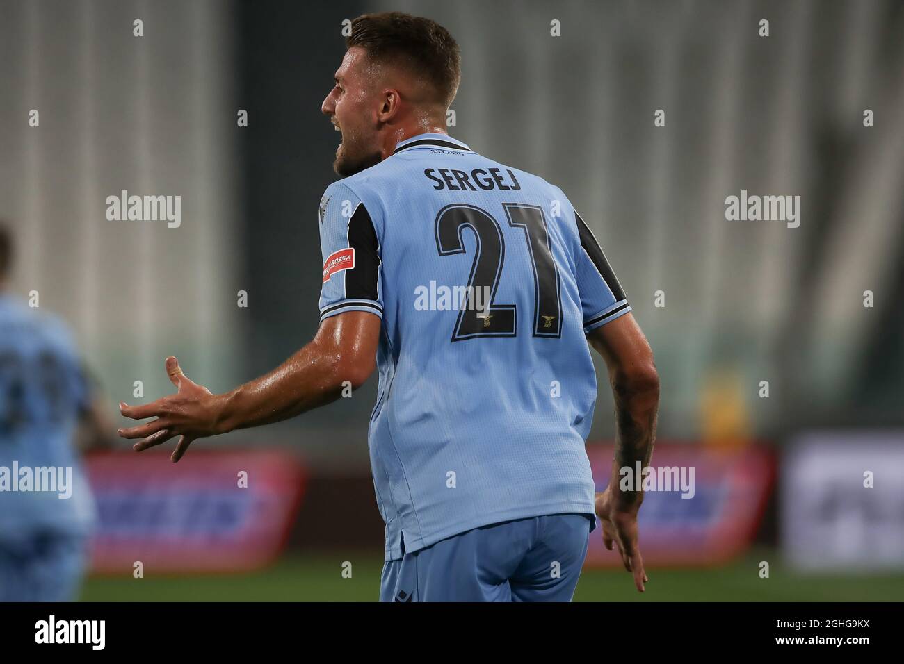 Dejan Stankovic Head coach of FK Crvena zvezda reacts following the final  whistle of the UEFA Europa League match at Giuseppe Meazza, Milan. Picture  date: 25th February 2021. Picture credit should read