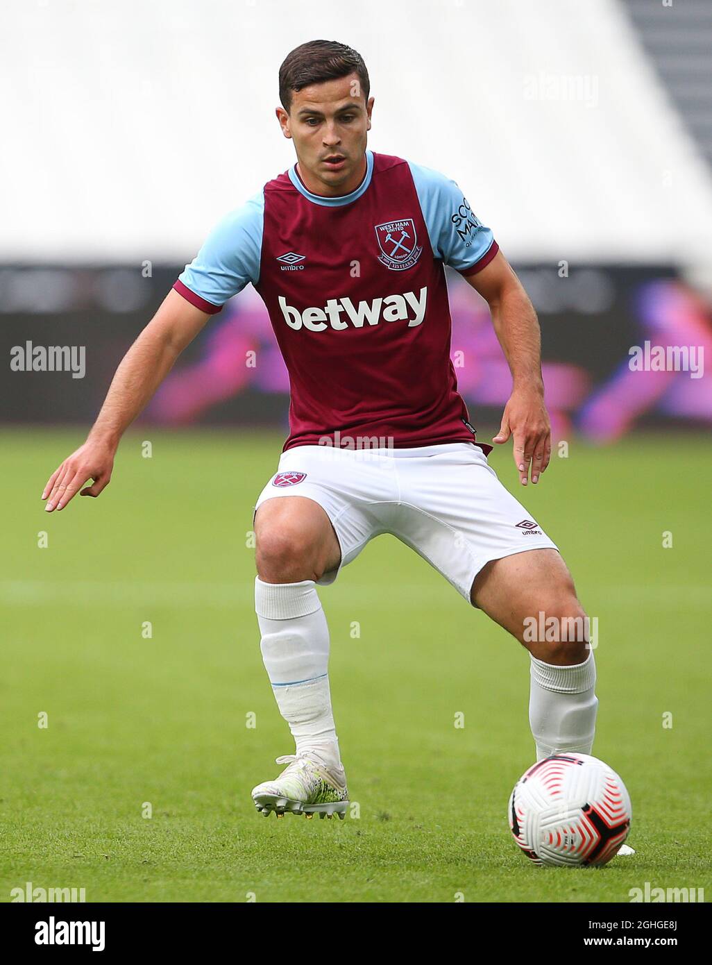 West HamÕs Josh Cullen during the Pre Season Friendly match at the London Stadium, London. Picture date: 5th September 2020. Picture credit should read: Paul Terry/Sportimage via PA Images Stock Photo