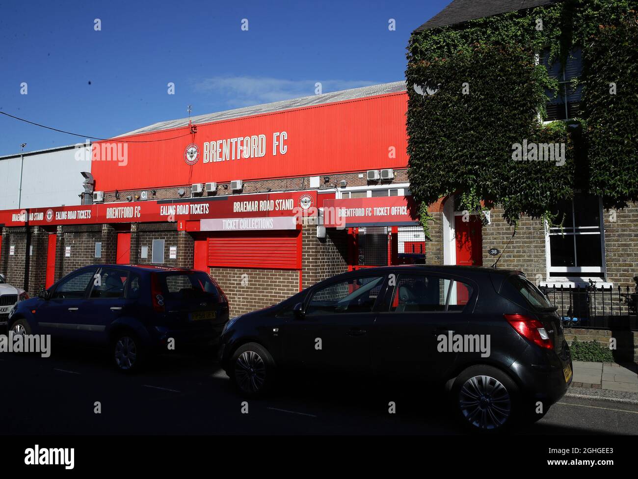 A general view of Griffin Park during the Pre Season Friendly match at Brentford Community Stadium, London. Picture date: 6th September 2020. Picture credit should read: David Klein/Sportimage Stock Photo