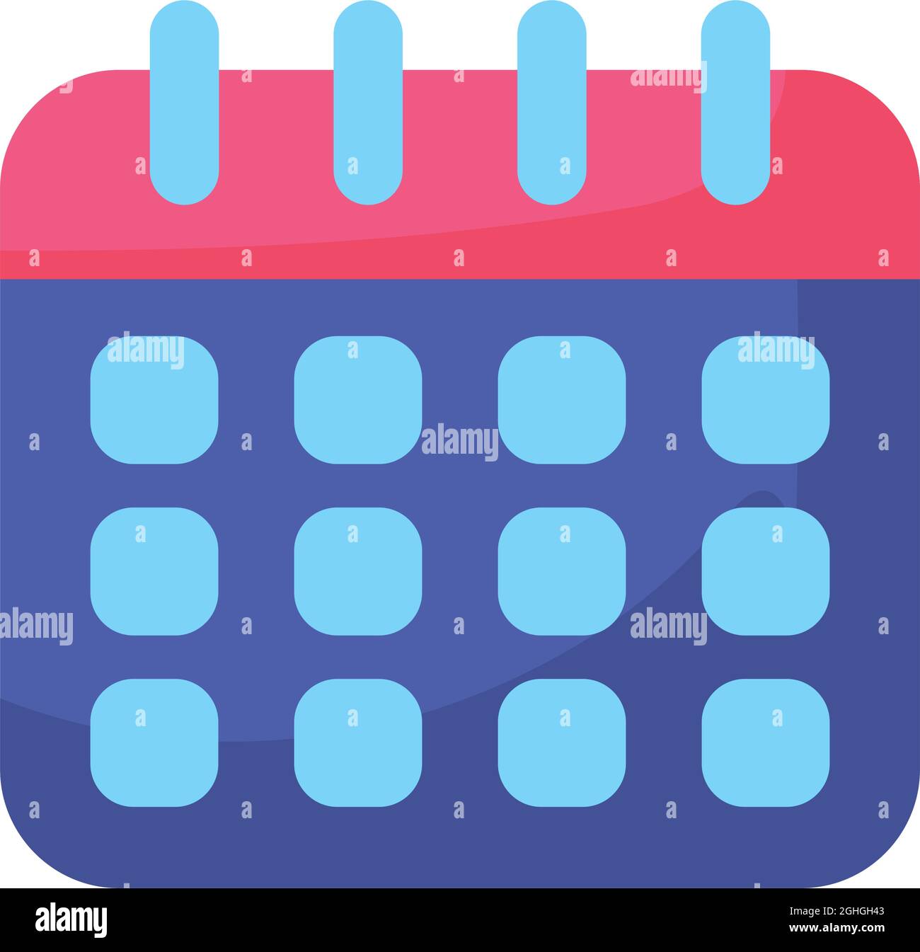 blue calendar design Stock Vector Image & Art - Alamy