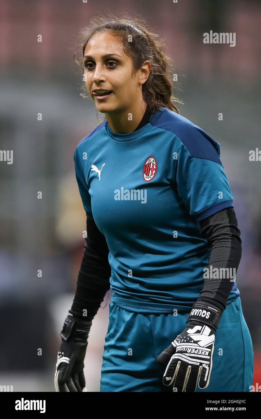 Alessia Piazza (AC Milan) during AC Milan vs ACF Fiorentina femminile,  Italian football Serie A Women match - Photo .LiveMedia/Francesco  Scaccianoce Stock Photo - Alamy