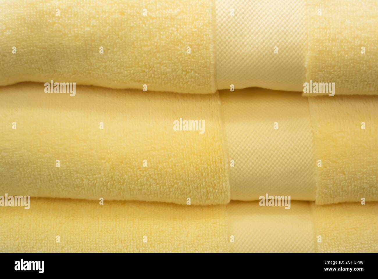 Stack of Folded Towels Stock Photo Alamy