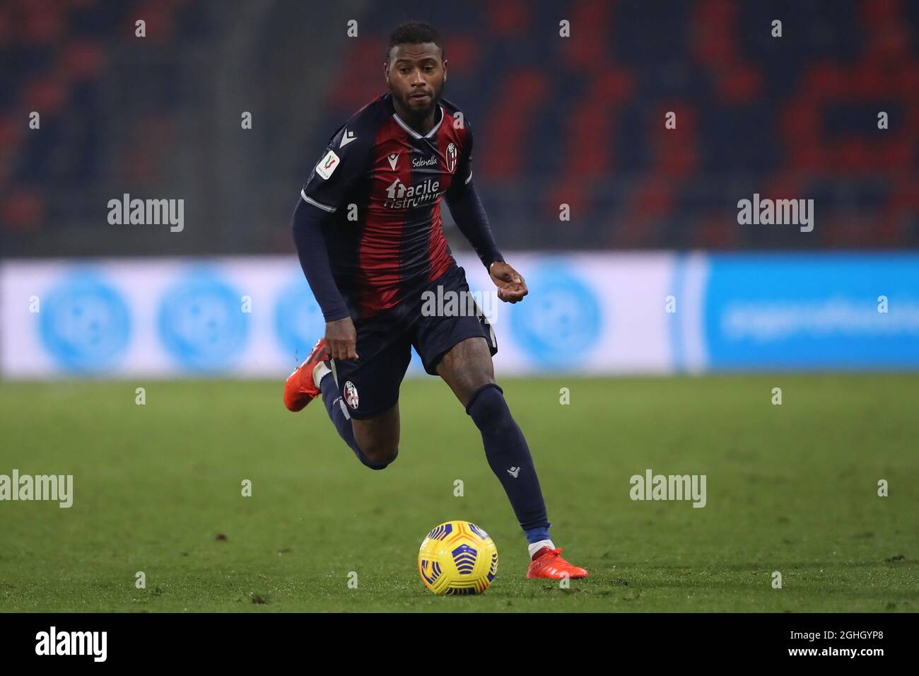 Stefano Denswil of Bologna FC during the Coppa Italia match at Renato Dall'Ara, Bologna. Picture date: 25th November 2020. Picture credit should read: Jonathan Moscrop/Sportimage via PA Images Stock Photo