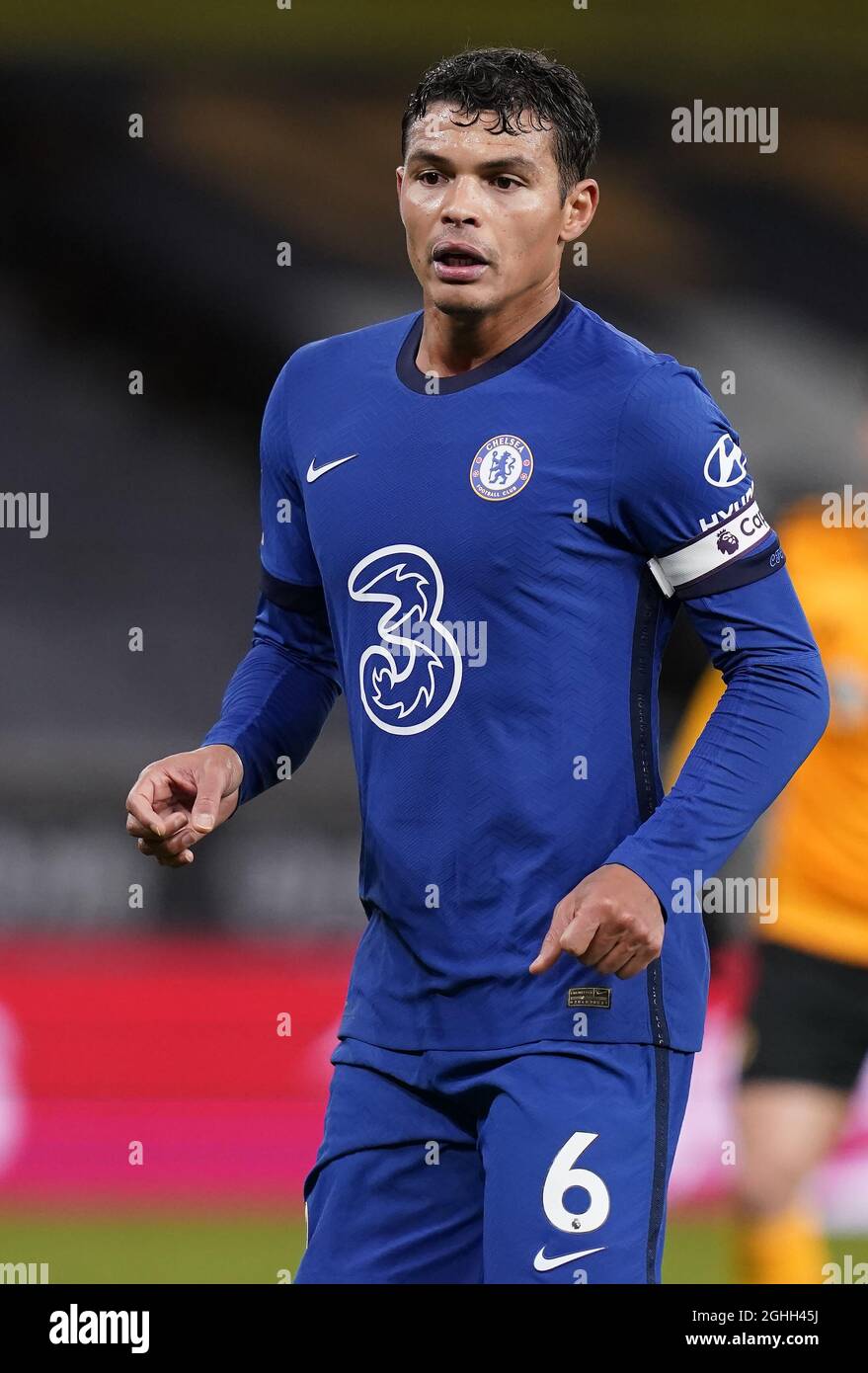 Thiago Silva of Chelsea during the Premier League match at Molineux Wolverhampton. Picture date 15th December 2020. Picture credit should read Andrew Yates Sportimage via PA Images Stock Photo Alamy