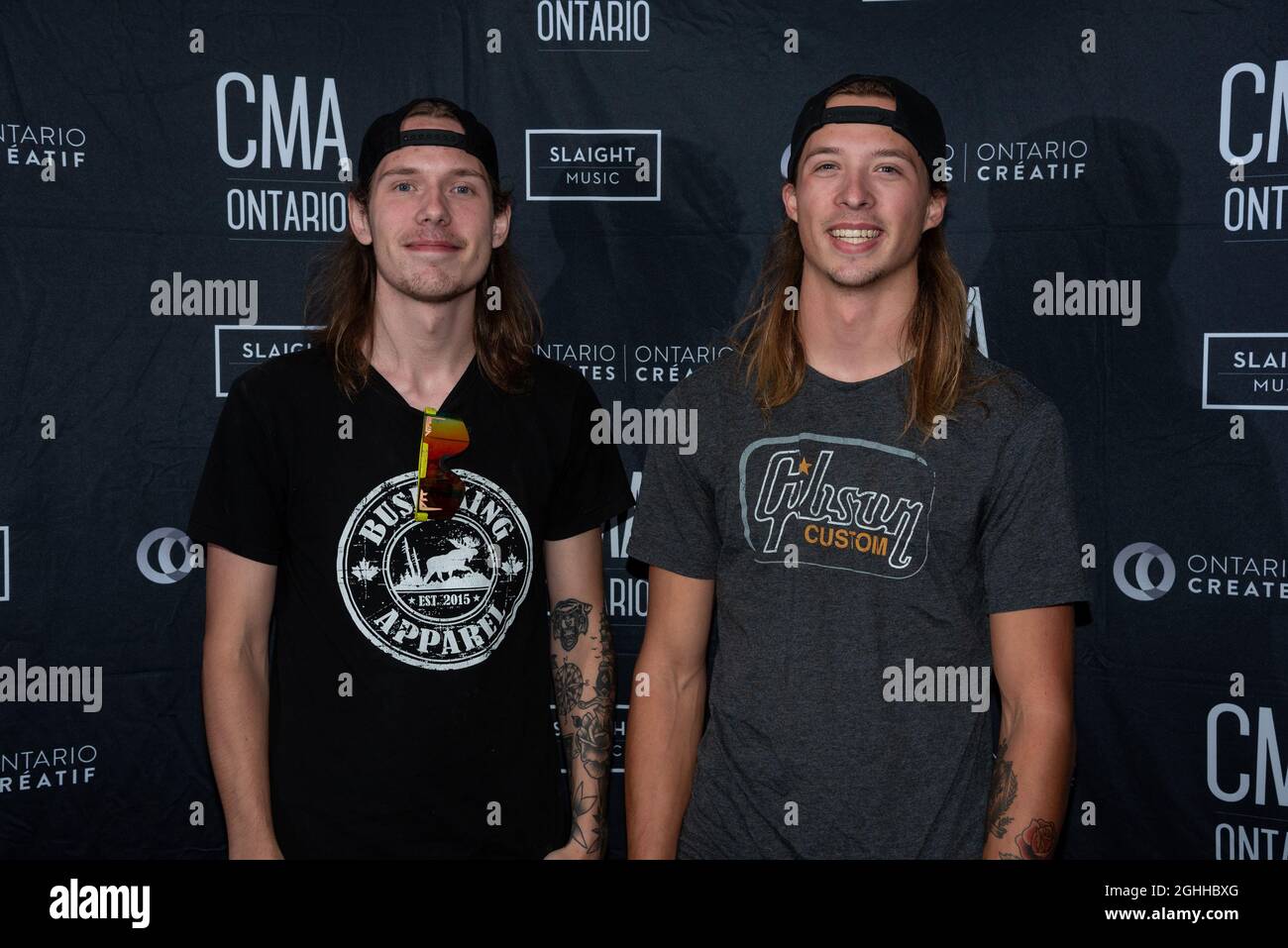 Hamilton, Canada. 05th Sep, 2021. Toronto, Canada, September 5, 2021. Sacha poses for photo at the CMAO, Country Music Association of Ontario, 2021 Awards show at Ancaster Fairgrounds in Hamilton, Ontario. Dominic Chan/EXimages Credit: EXImages/Alamy Live News Stock Photo