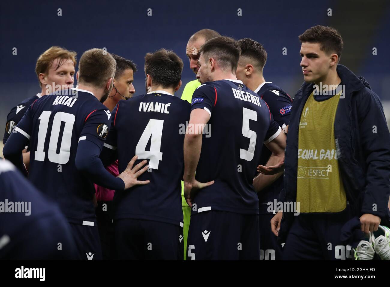 Dejan Stankovic Head coach of FK Crvena zvezda reacts during the UEFA  Europa League match at Giuseppe Meazza, Milan. Picture date: 25th February  2021. Picture credit should read: Jonathan Moscrop/Sportimage via PA