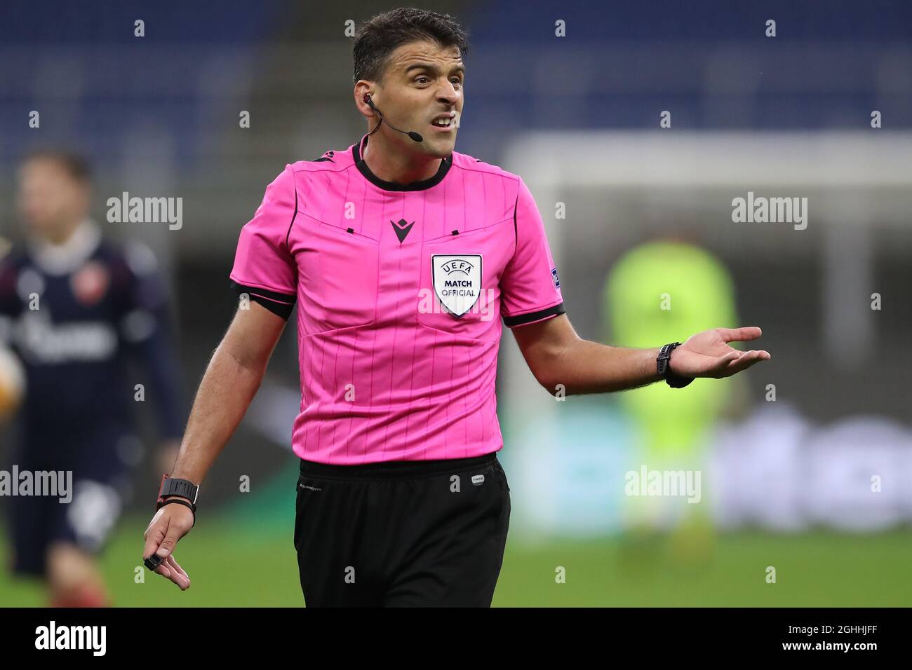 Dejan Stankovic Head coach of FK Crvena zvezda reacts during the UEFA  Champions League match at Giuseppe Meazza, Milan. Picture date: 25th  February 2021. Picture credit should read: Jonathan Moscrop/Sportimage via  PA