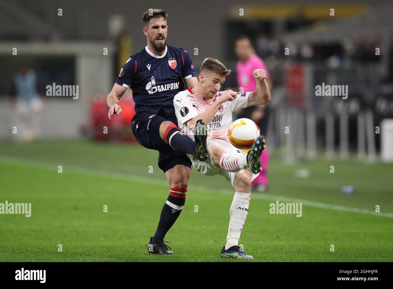 Dejan Stankovic Head coach of FK Crvena zvezda reacts during the UEFA  Europa League match at Giuseppe Meazza, Milan. Picture date: 25th February  2021. Picture credit should read: Jonathan Moscrop/Sportimage via PA