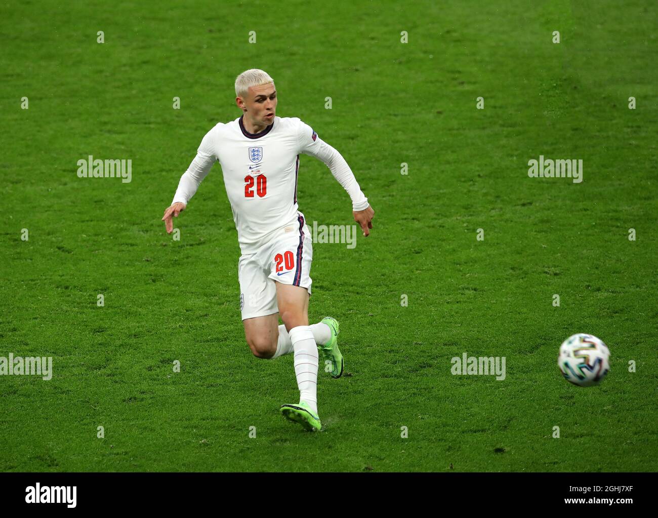 London, England, 18th June 2021. Phil Foden of England during the UEFA European Championships match at Wembley Stadium, London. Picture credit should read: David Klein / Sportimage via PA Images Stock Photo