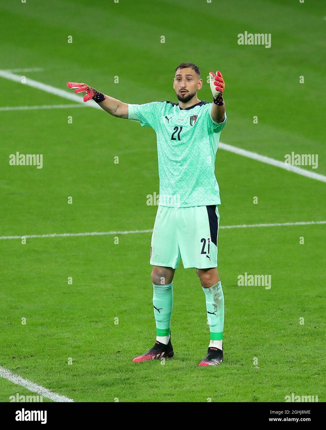 London, England, 26th June 2021. Gianluigi Donnarumma of Italy during the UEFA European Championships match at Wembley Stadium, London. Picture credit should read: David Klein / Sportimage via PA Images Stock Photo