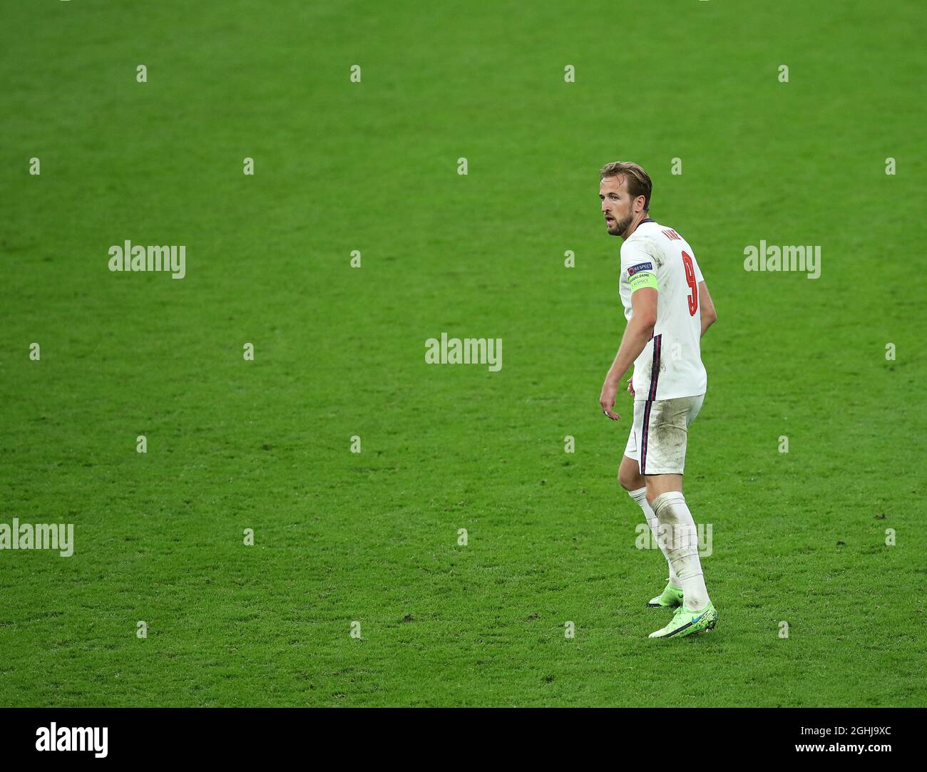 London, England, 11th July 2021. Harry Kane of England during the UEFA European Championships final match at Wembley Stadium, London. Picture credit should read: David Klein / Sportimage via PA Images Stock Photo