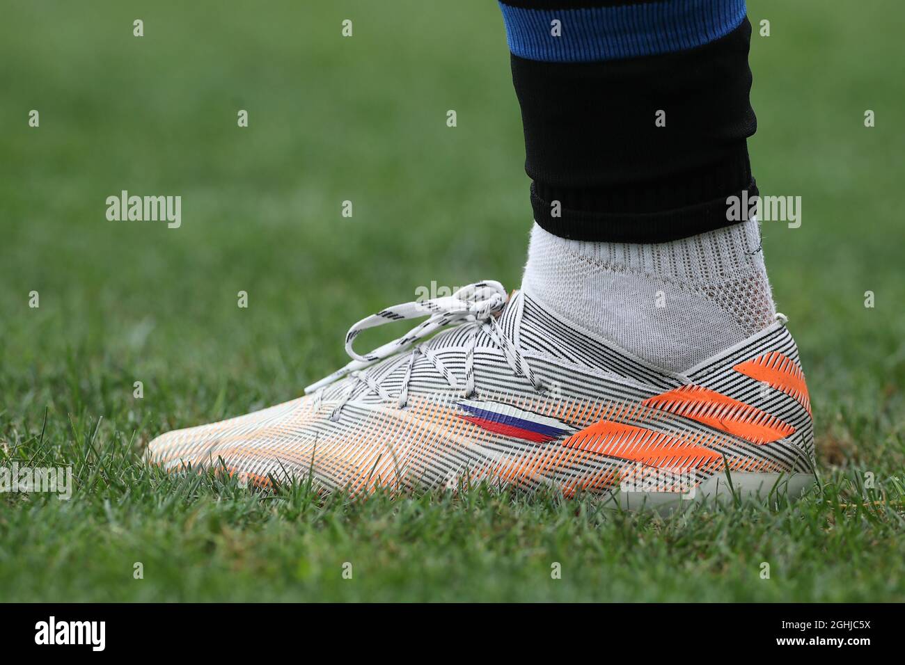 Personalised football boots hi-res stock photography and images - Alamy