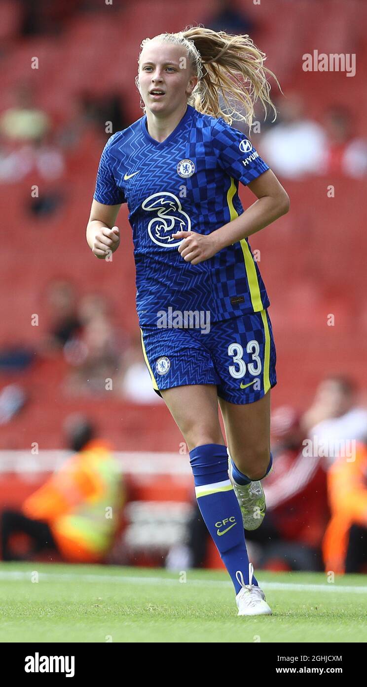 London, England, 1st August 2021. Aggie Beever-Jones of Chelsea during the Pre Season Friendly match at the Emirates Stadium, London. Picture credit should read: Paul Terry / Sportimage Stock Photo