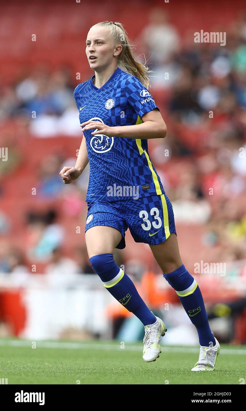 London, England, 1st August 2021. Aggie Beever-Jones of Chelsea during the Pre Season Friendly match at the Emirates Stadium, London. Picture credit should read: Paul Terry / Sportimage Stock Photo