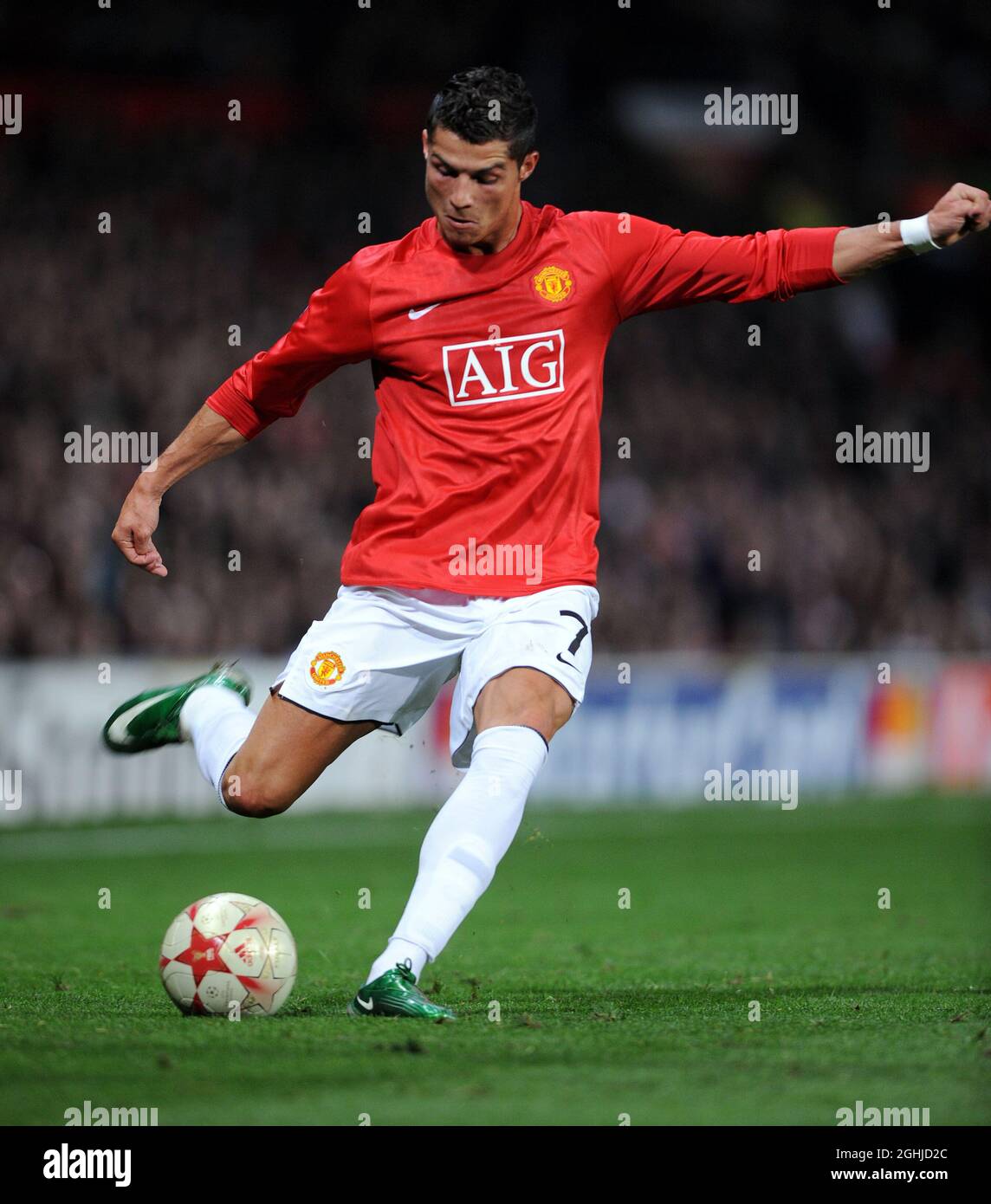 Cristiano Ronaldo of Manchester United in action during UEFA Champions  League match between Manchester United and Villarreal CF in London Stock  Photo - Alamy