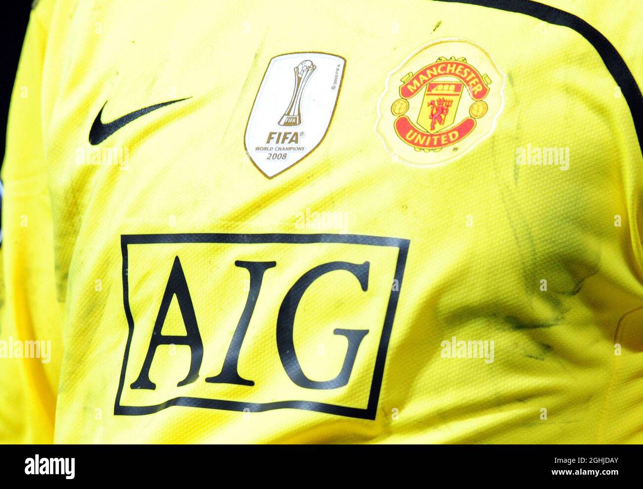 Manchester United club shirt with the FIFA world club champions badge, UEFA  Champions League, Manchester United vs. Internazionale Stock Photo - Alamy