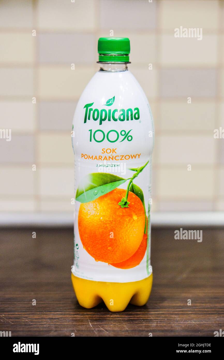 POZNAN, POLAND Nov 10, 2016 A vertical shot of a Polish 100 percent