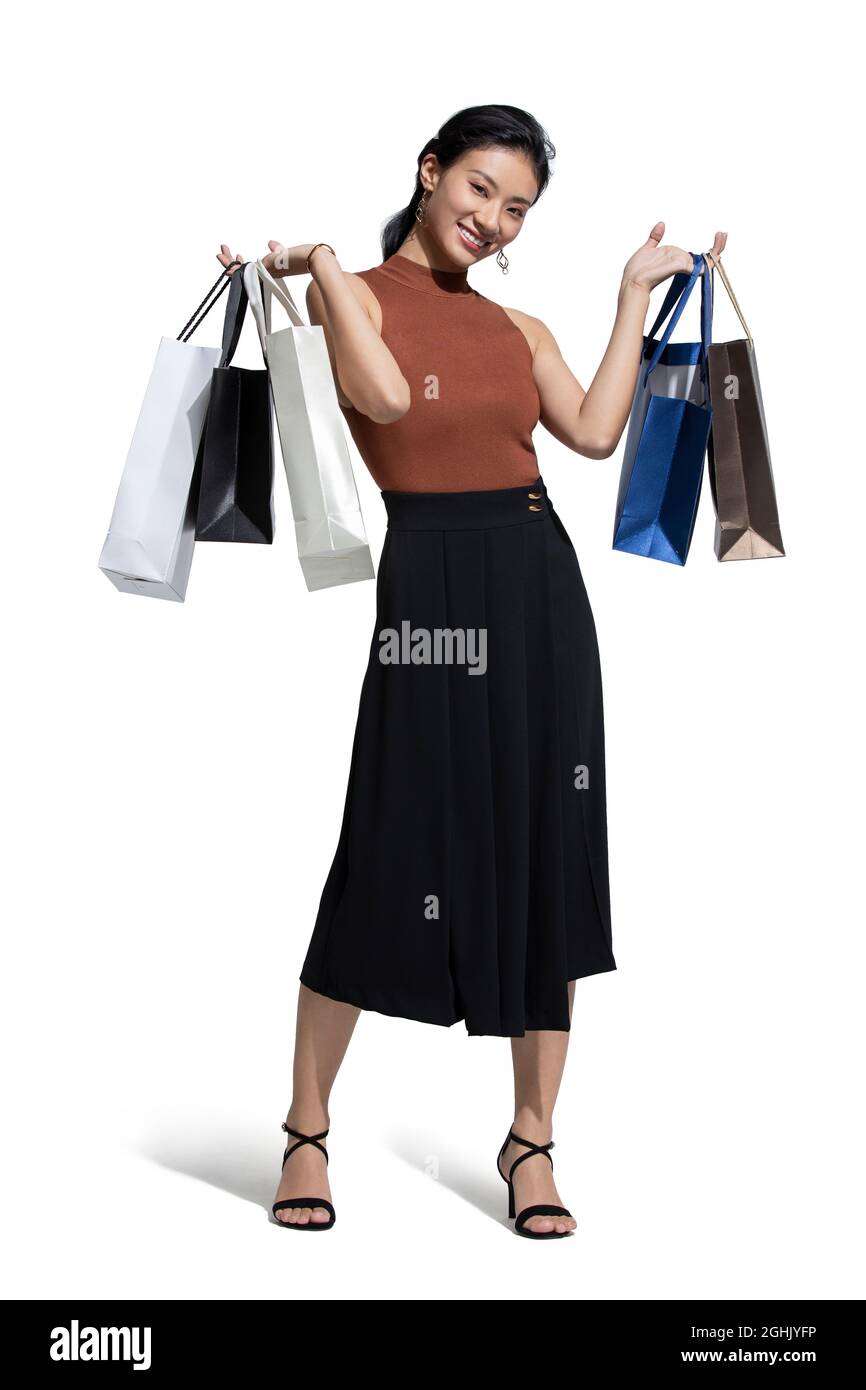 Well dressed people out shopping hi-res stock photography and images ...