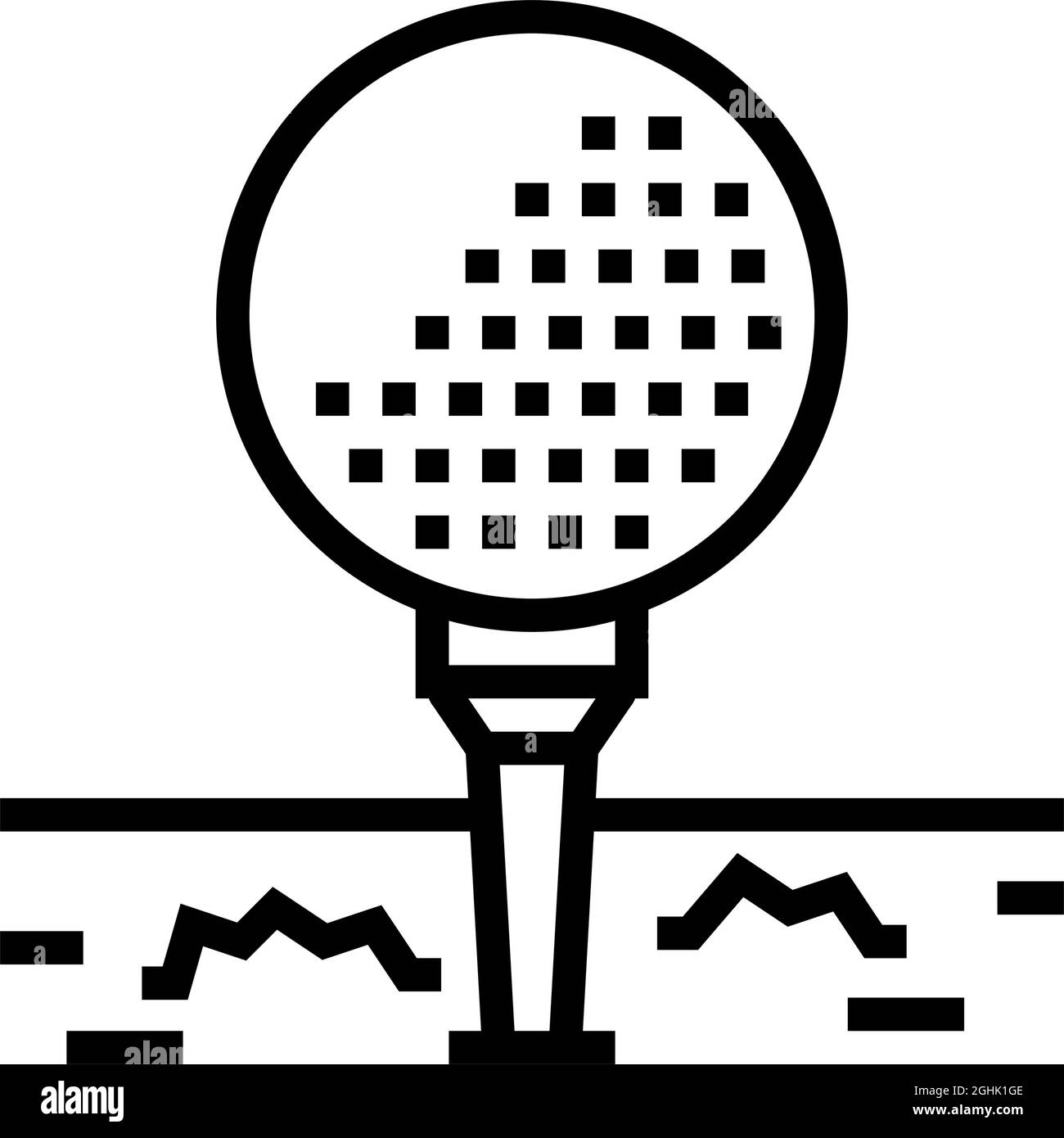 Golf Tee Vector