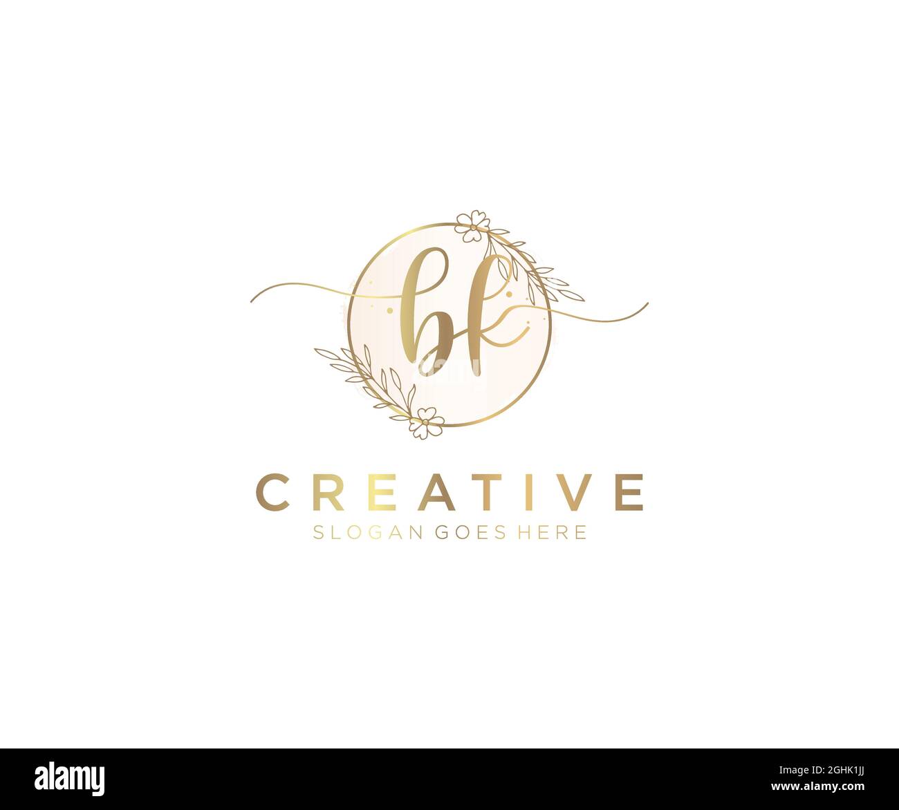 BK Feminine logo beauty monogram and elegant logo design, handwriting ...