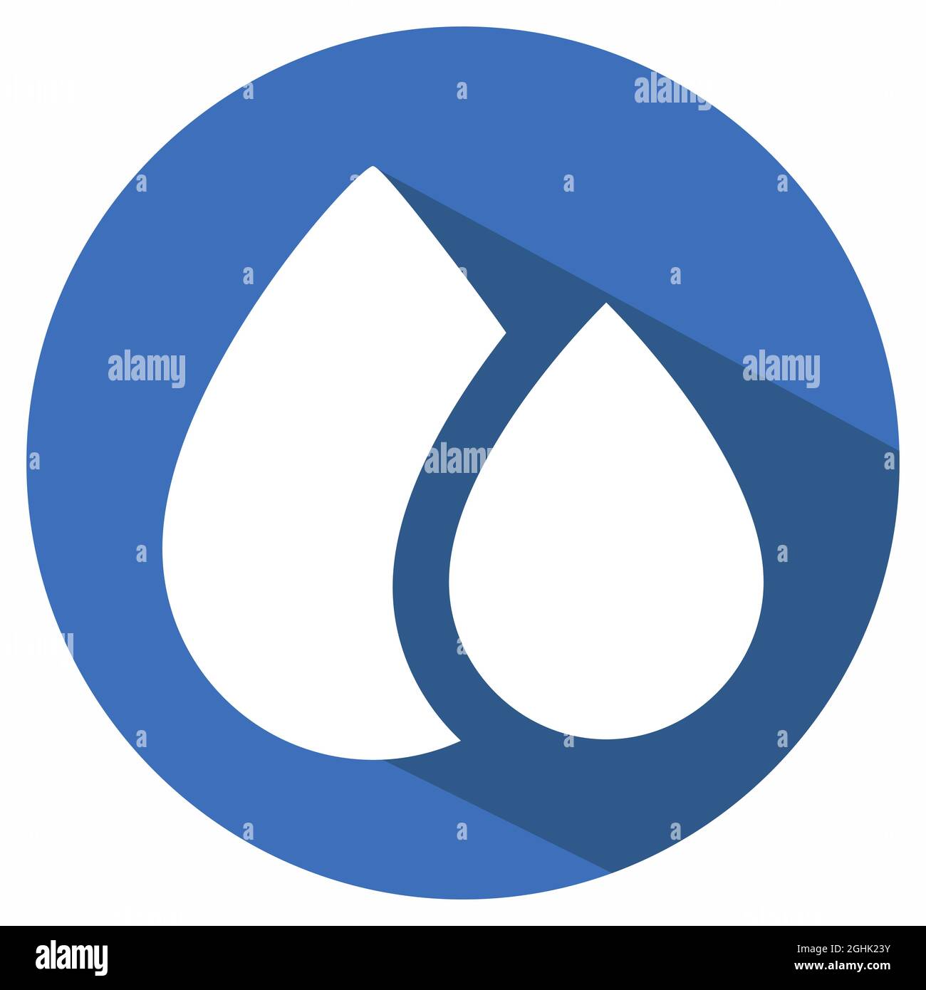 Icon Vector of Blood - Long Shadow Style - Simple illustration ...