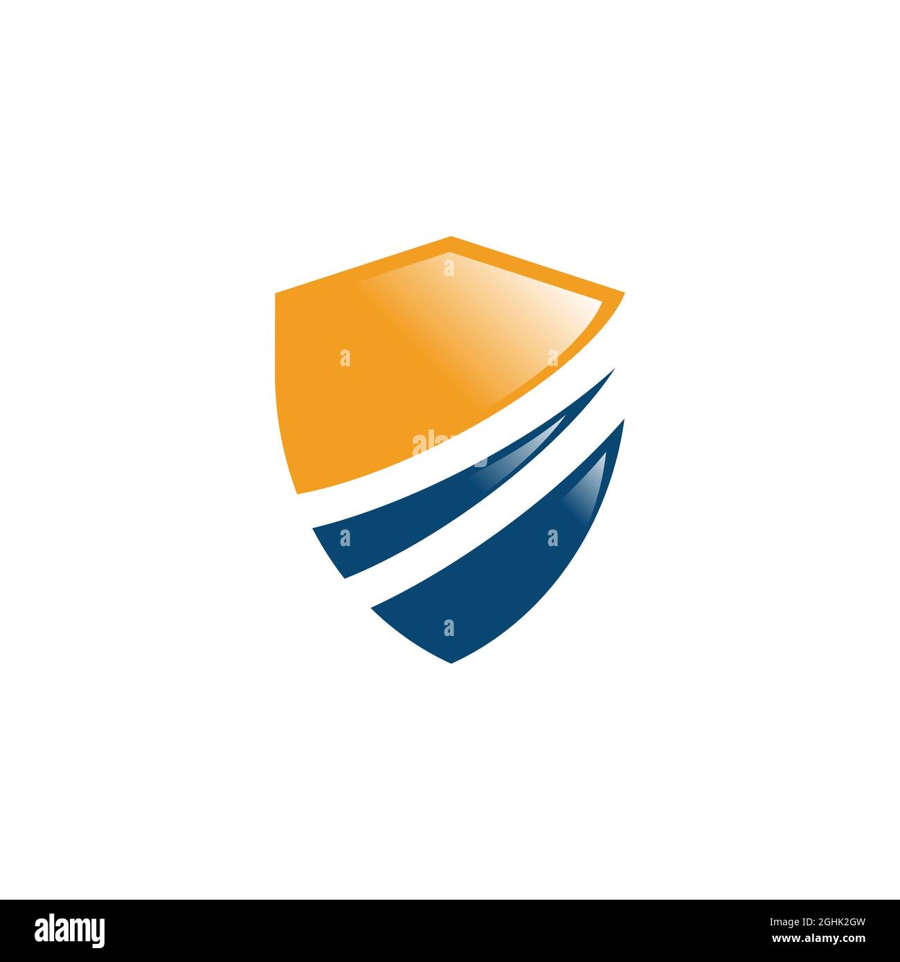 shield vector illustration design template Stock Photo - Alamy