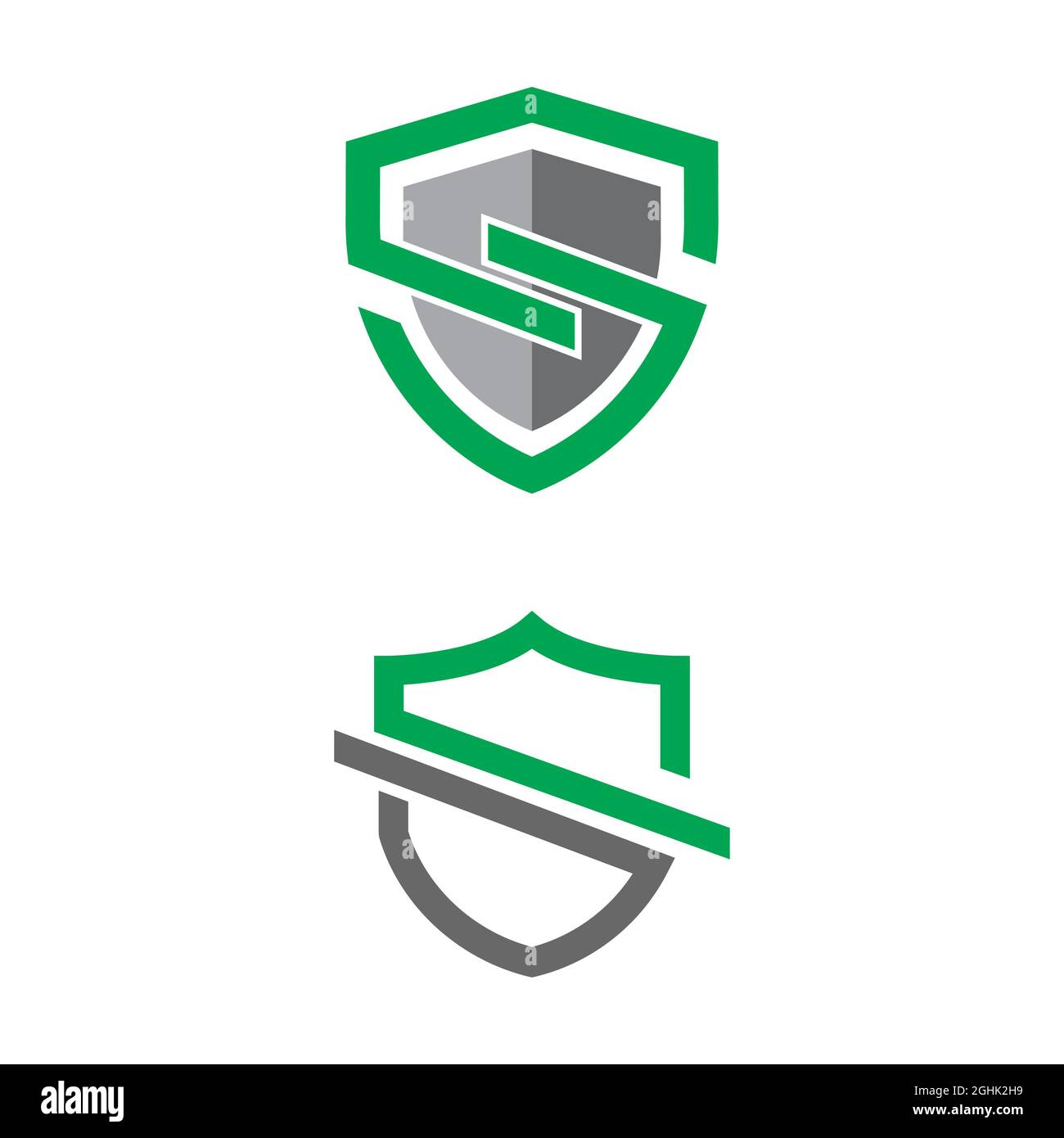 S Letter shield vector illustration design Stock Photo - Alamy