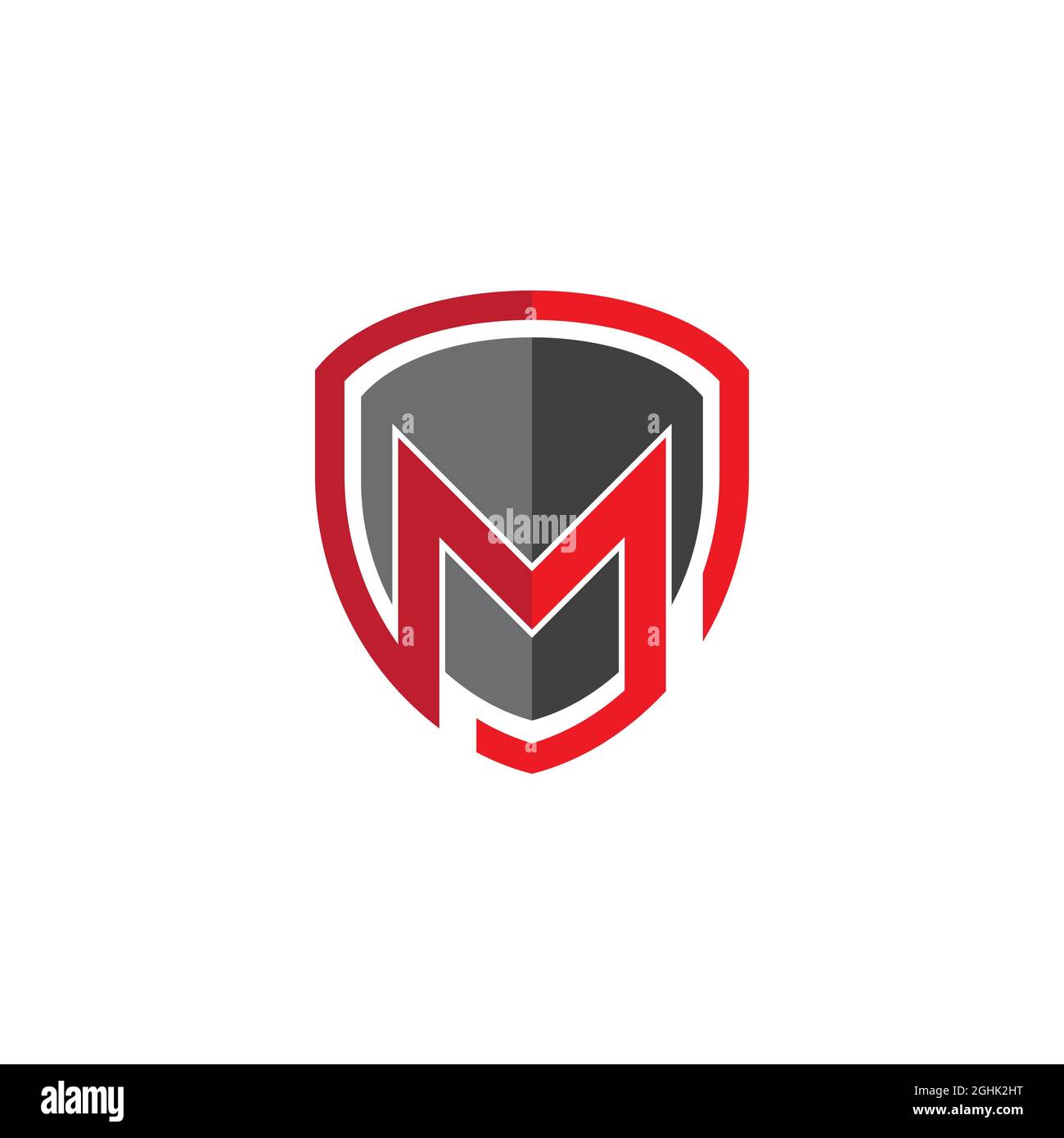 shield vector illustration design template Stock Photo - Alamy