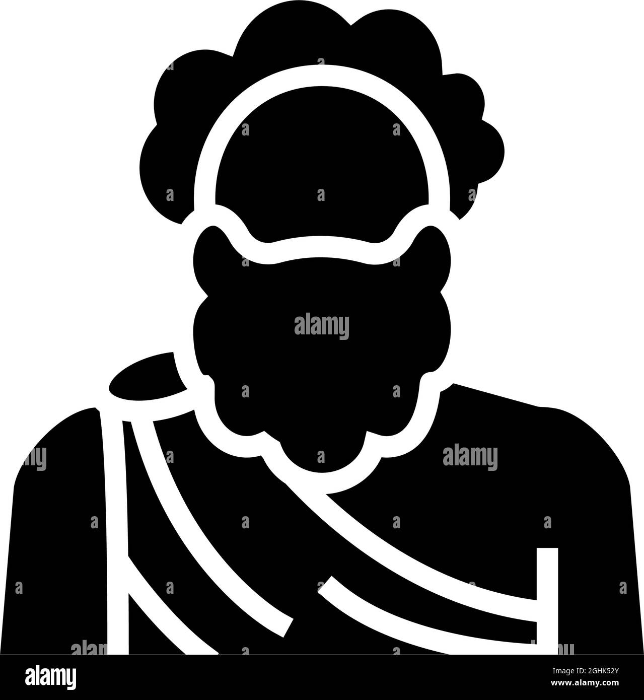 human ancient greece glyph icon vector illustration Stock Vector Image ...