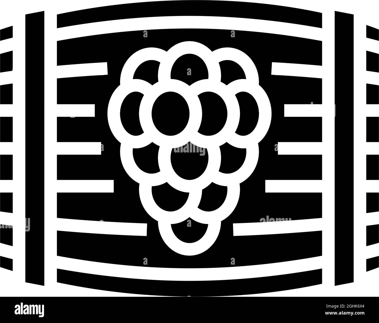wine barrel glyph icon vector illustration Stock Vector Image & Art Alamy