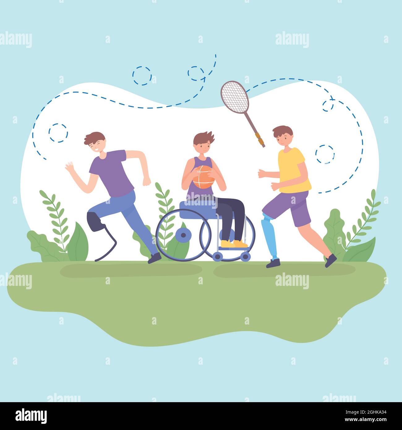 disabled people athletes Stock Vector Image & Art - Alamy