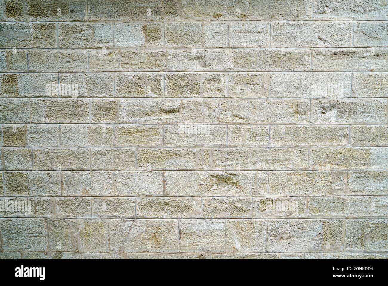 Artfully built walls with natural stone Stock Photo